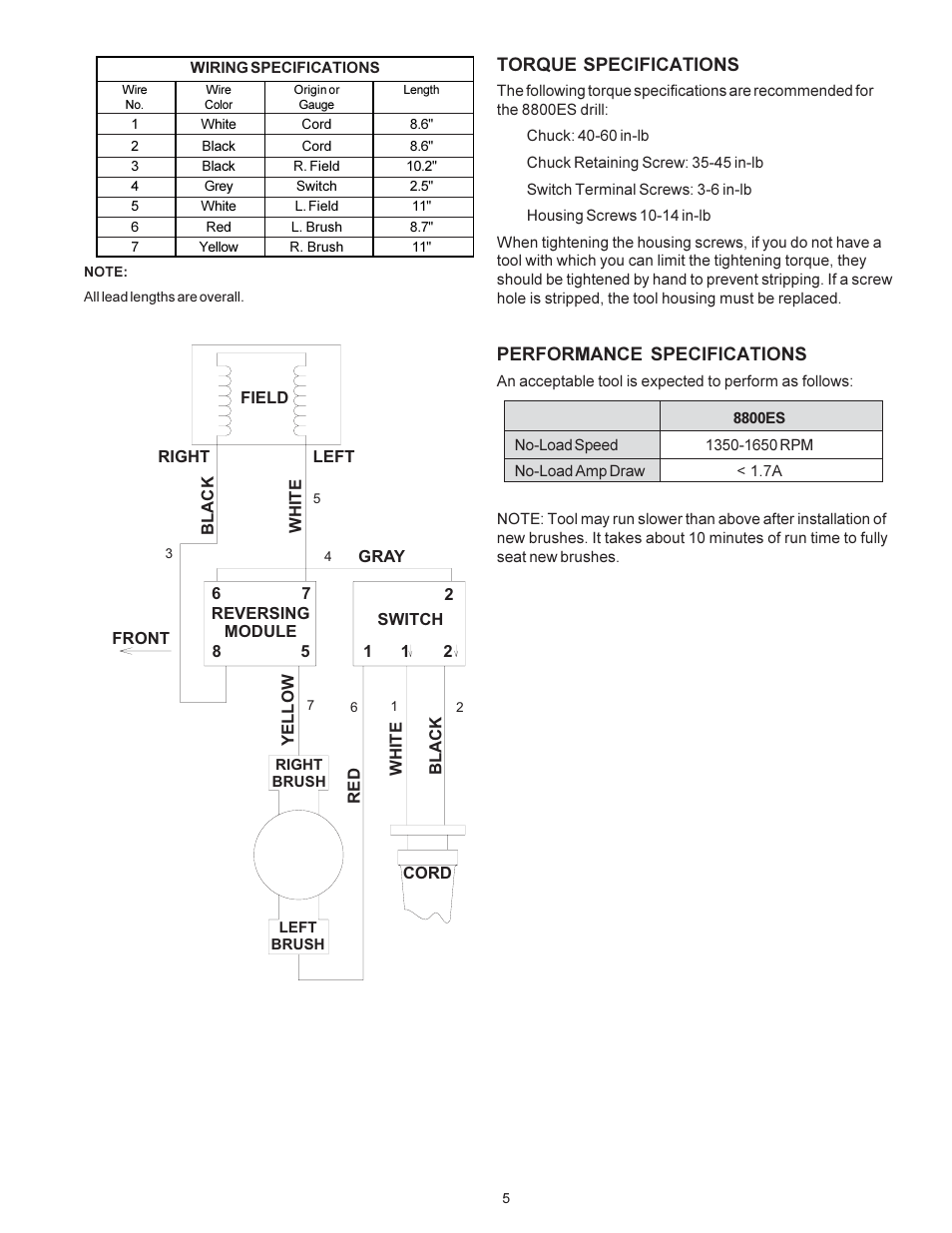 Sioux Tools 8800ES User Manual | Page 5 / 6