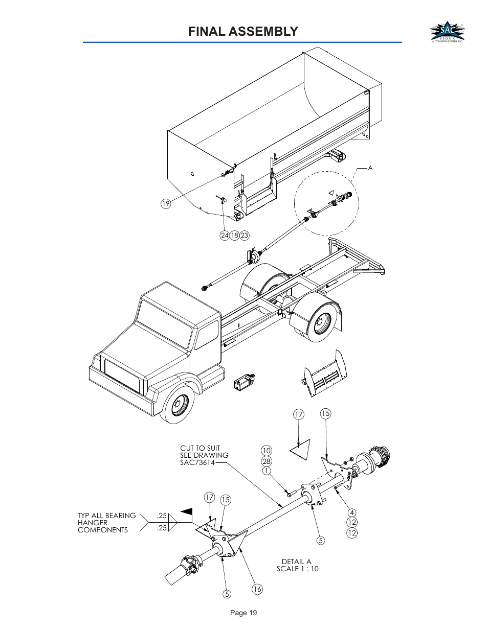 Final assembly | Sioux Tools TURBO-MAX 6056 User Manual | Page 19 / 28