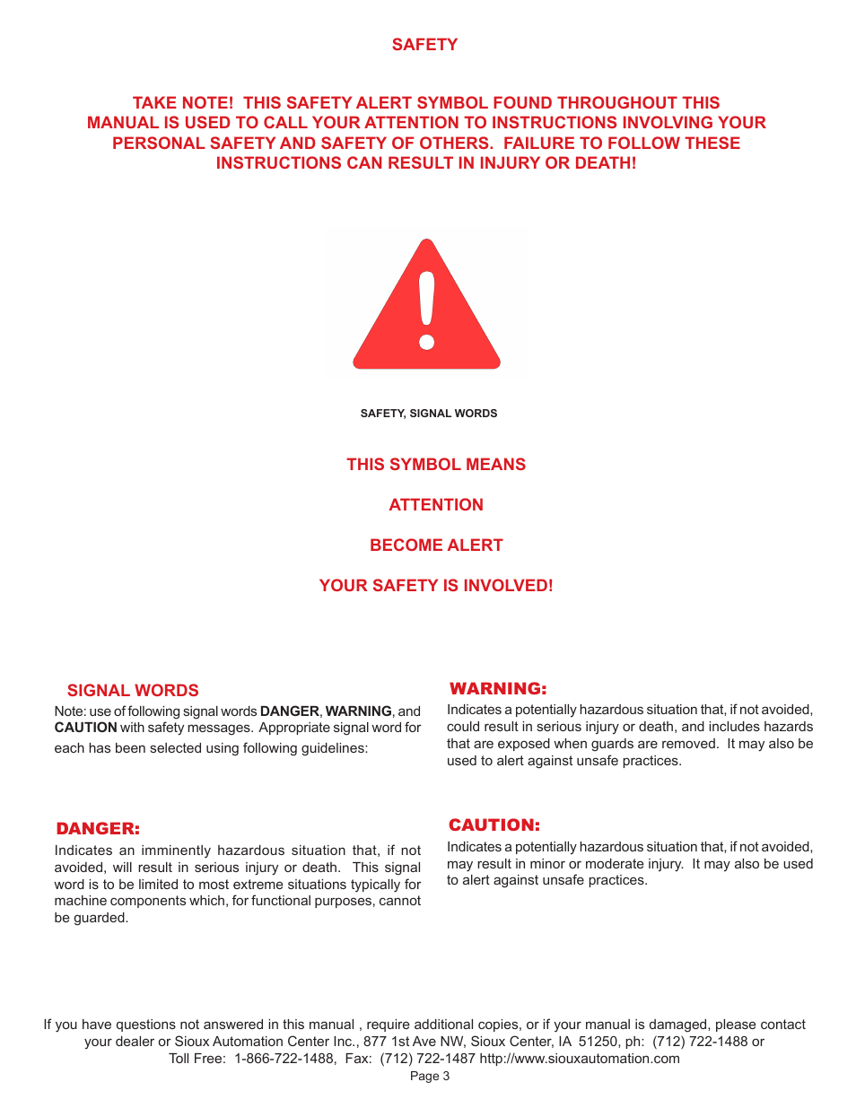 Sioux Tools TURBO-MAX 6056 User Manual | Page 3 / 28