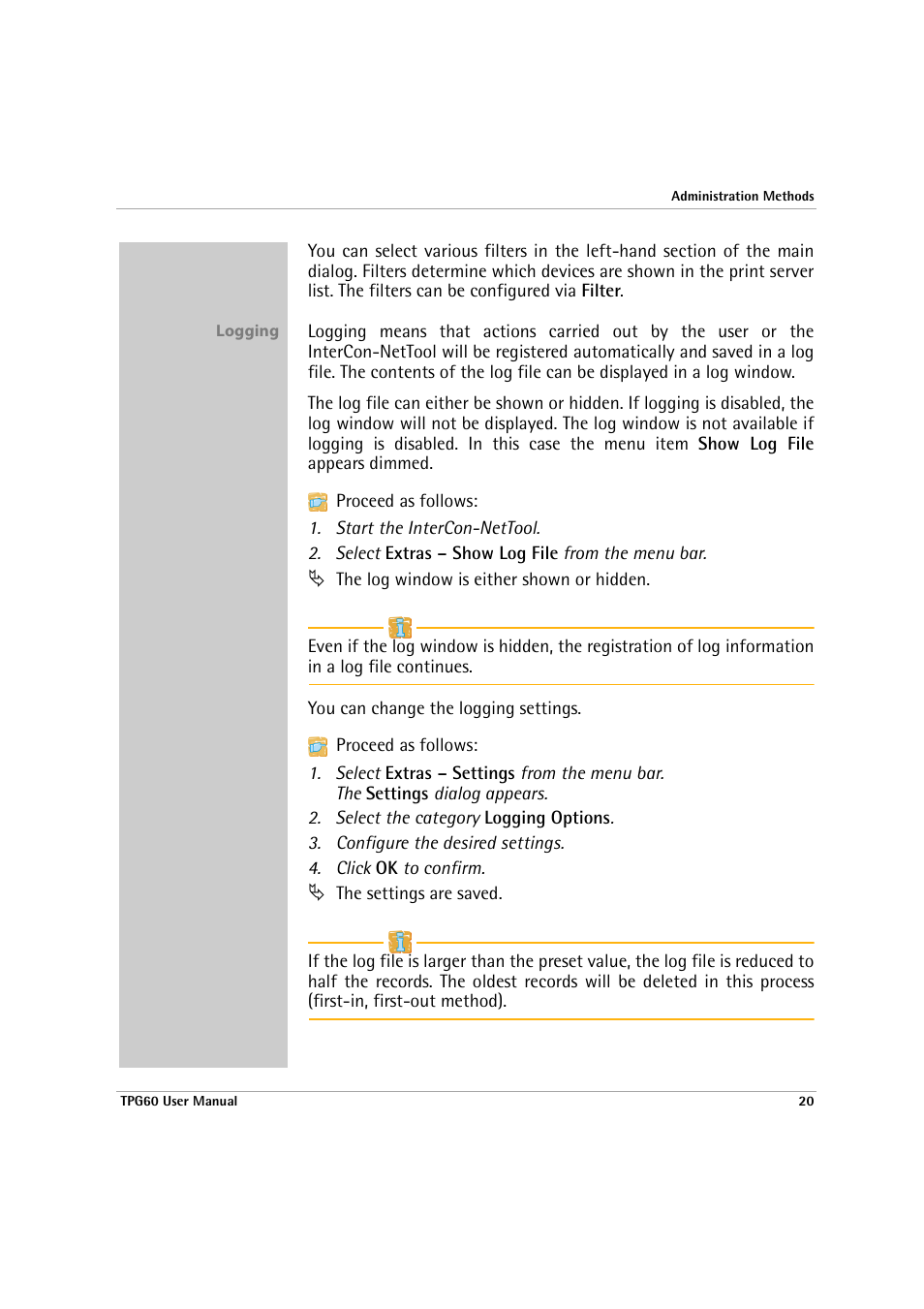 SEH Computertechnik TPG60 User Manual | Page 20 / 87