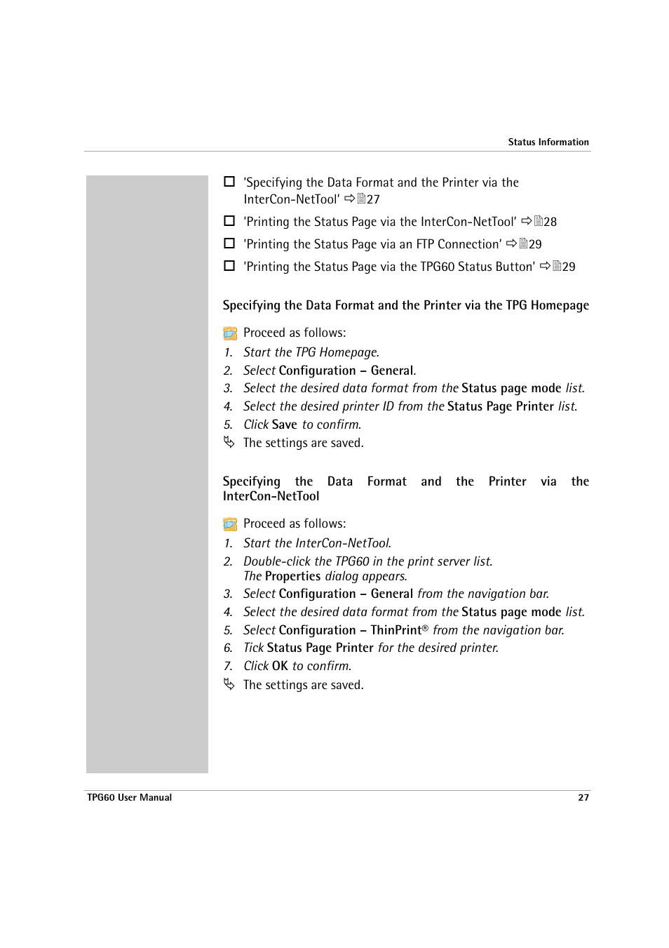 SEH Computertechnik TPG60 User Manual | Page 27 / 87