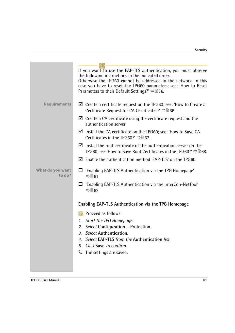 SEH Computertechnik TPG60 User Manual | Page 61 / 87