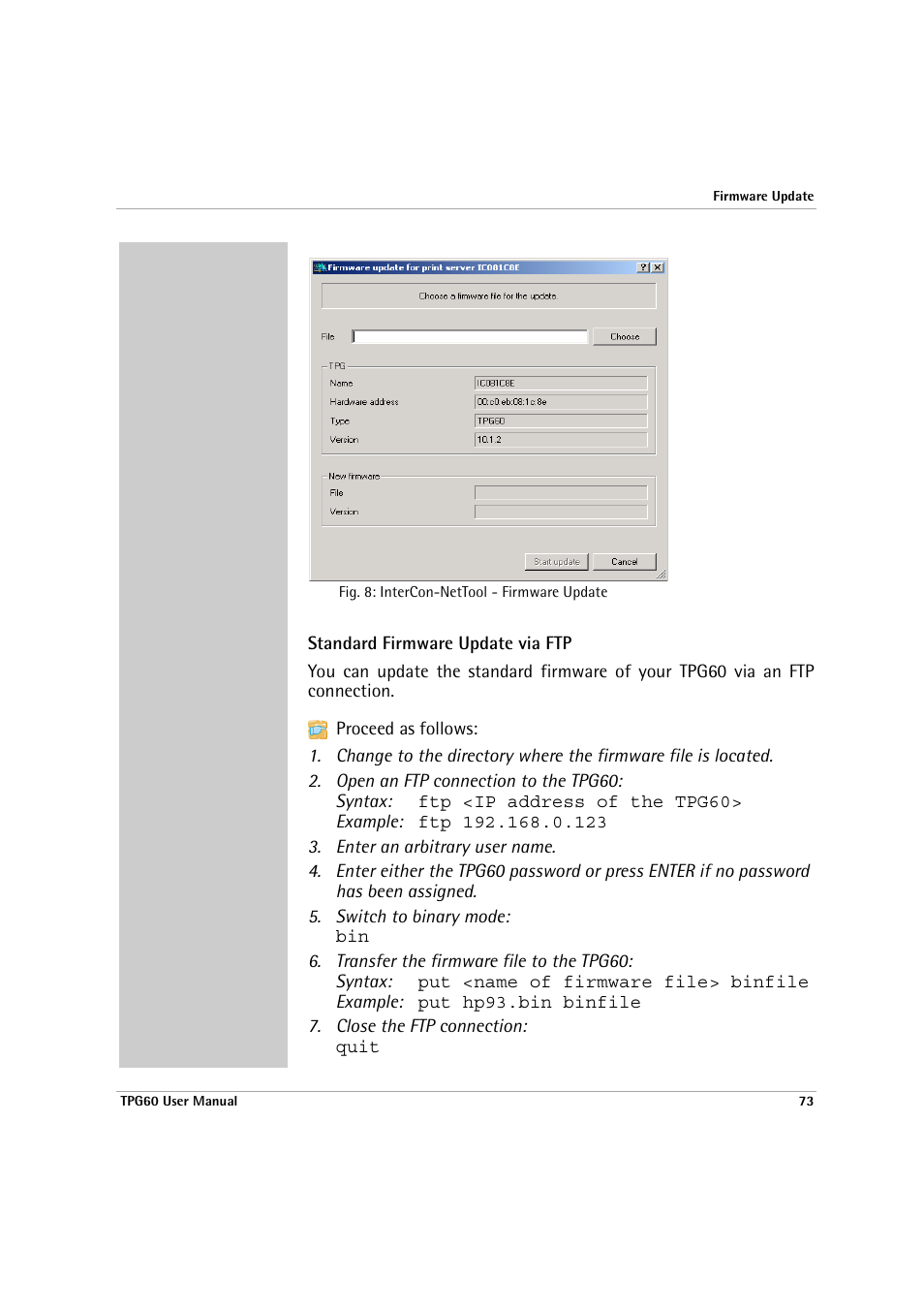 SEH Computertechnik TPG60 User Manual | Page 73 / 87
