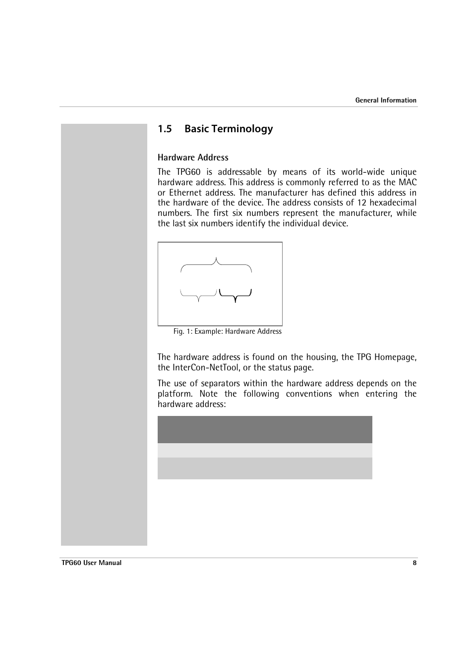 5 basic terminology | SEH Computertechnik TPG60 User Manual | Page 8 / 87