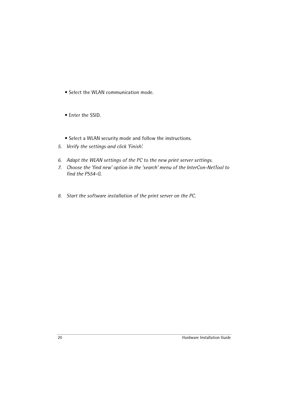 SEH Computertechnik SEH InterCon PS54-G User Manual | Page 20 / 24