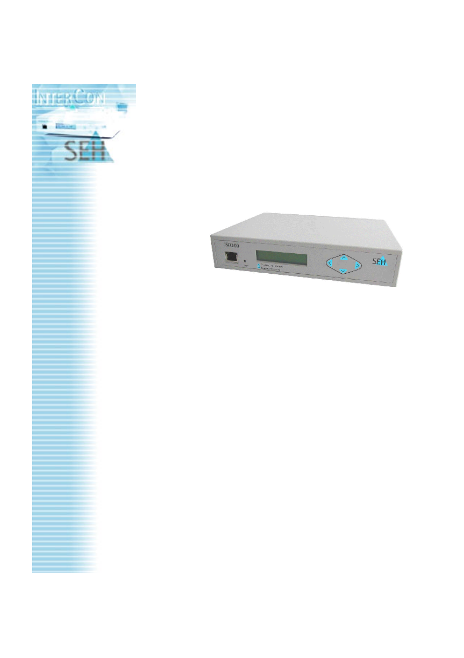 SEH Computertechnik ISD300 User Manual | 66 pages