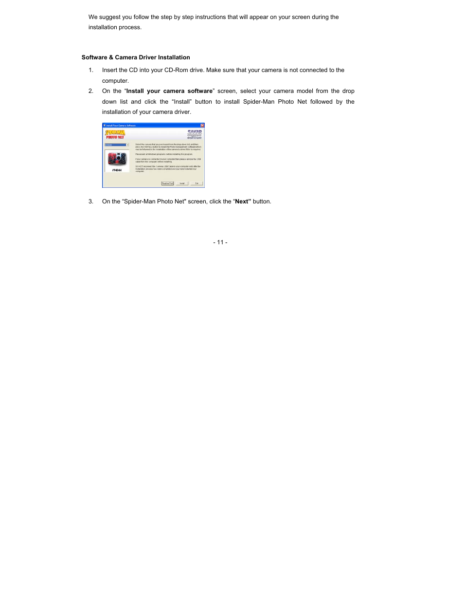 Sakar 94044 User Manual | Page 11 / 25