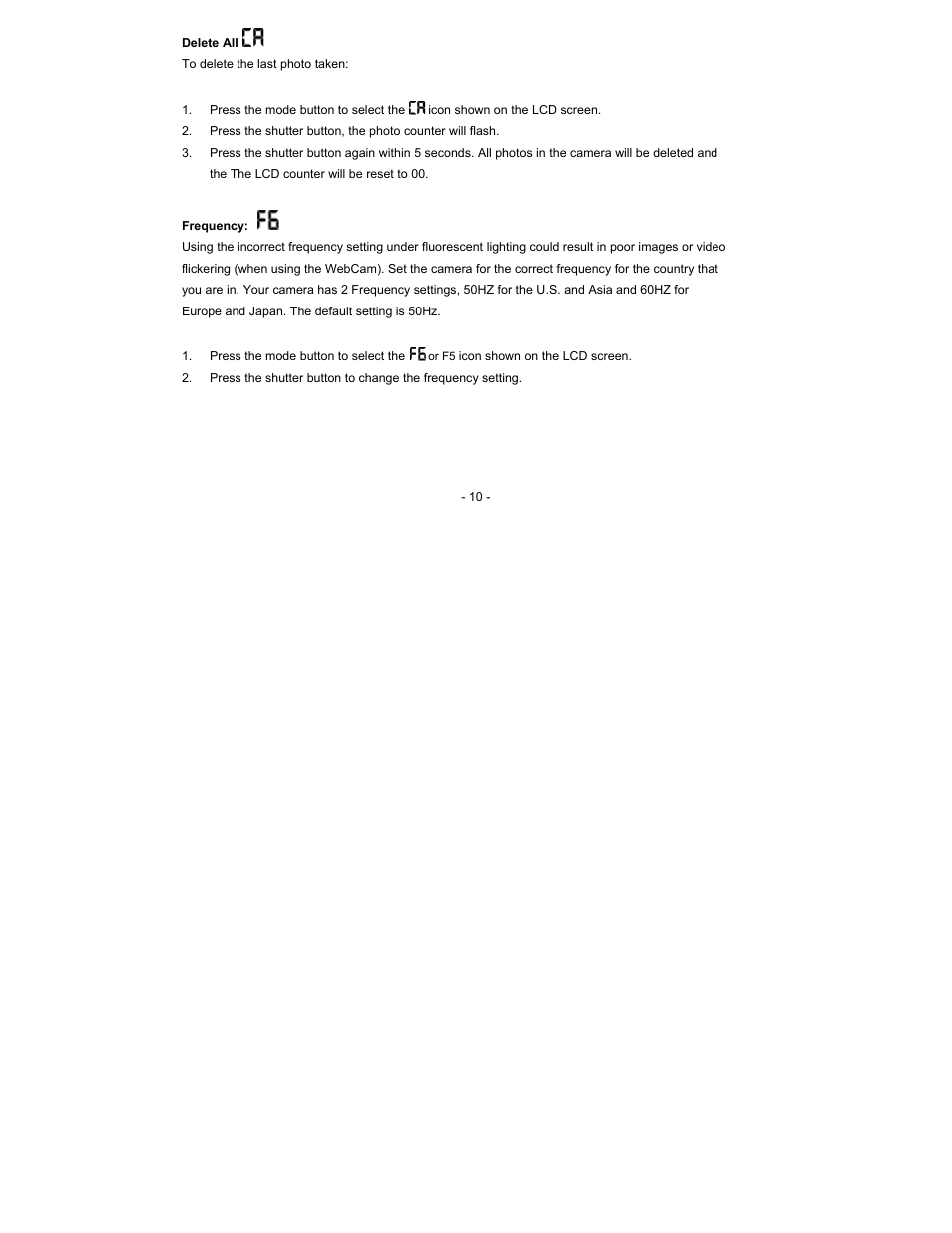 Sakar 16382 User Manual | Page 10 / 26