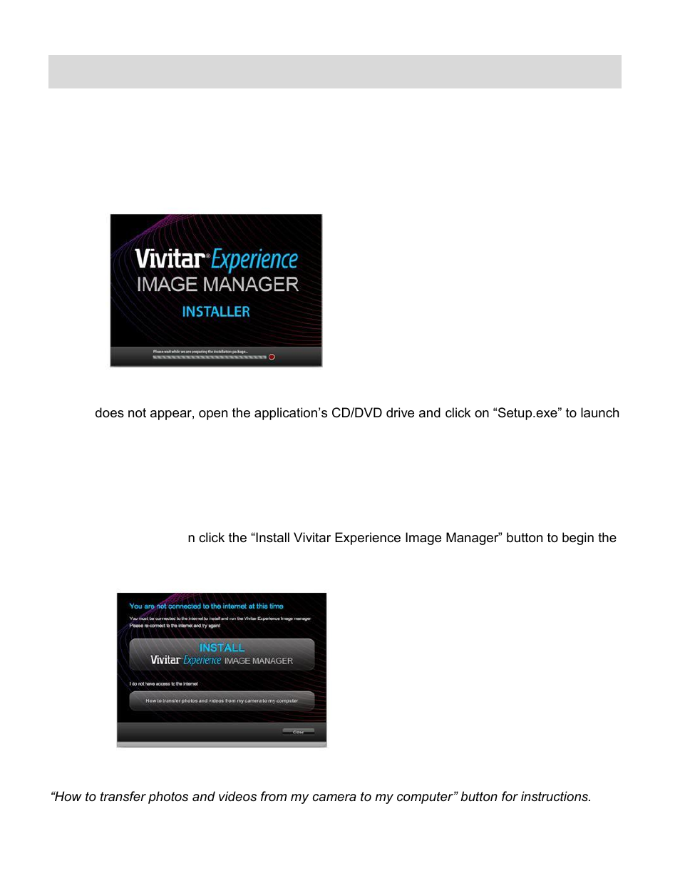 Installing the software | Sakar VIVITAR 615HD User Manual | Page 50 / 58
