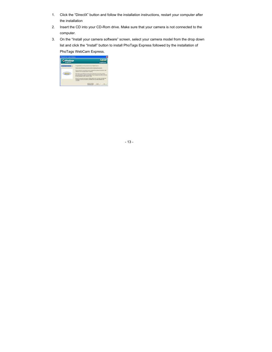 Sakar 14099 User Manual | Page 13 / 30