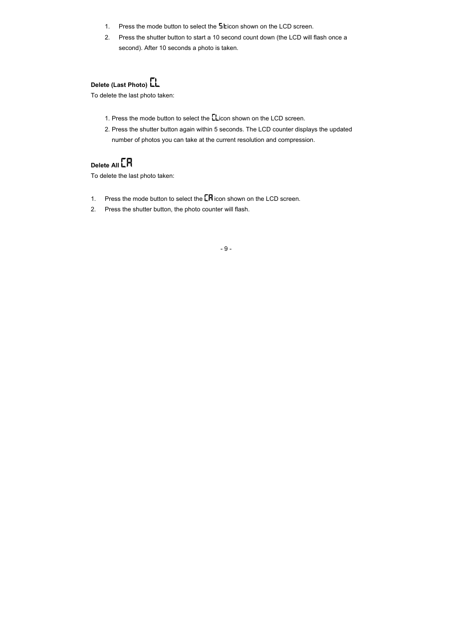 Sakar 14099 User Manual | Page 9 / 30