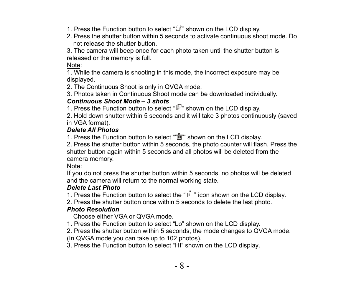 Sakar 24280 User Manual | Page 9 / 20