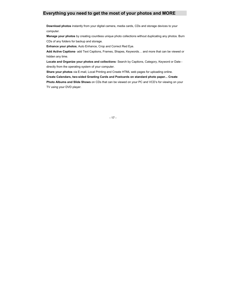 Sakar 15097 User Manual | Page 17 / 25