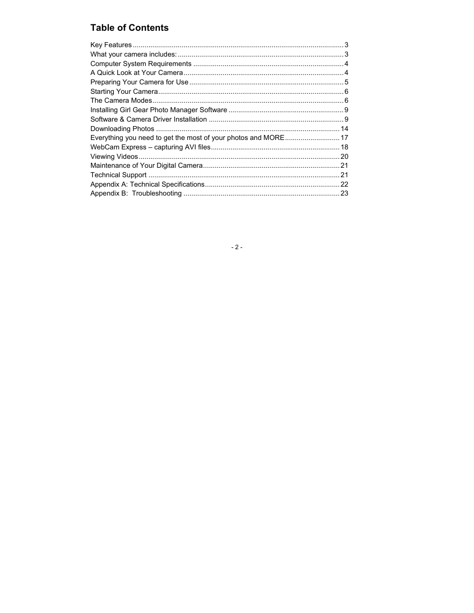 Sakar 15097 User Manual | Page 2 / 25