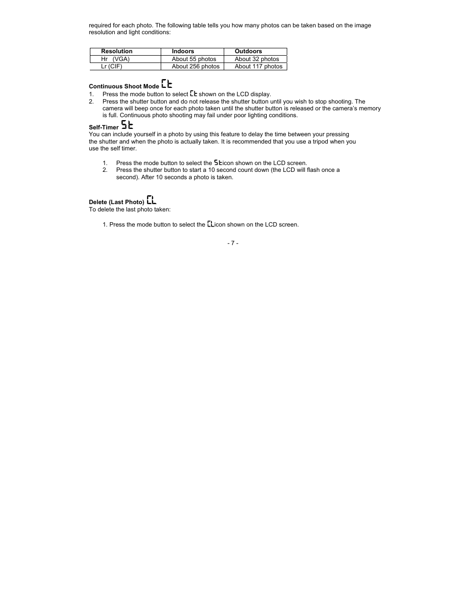 Sakar 15097 User Manual | Page 7 / 25