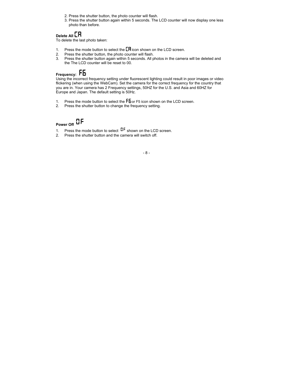 Sakar 15097 User Manual | Page 8 / 25