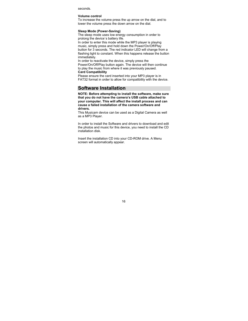 Software installation | Sakar 44090 User Manual | Page 16 / 46