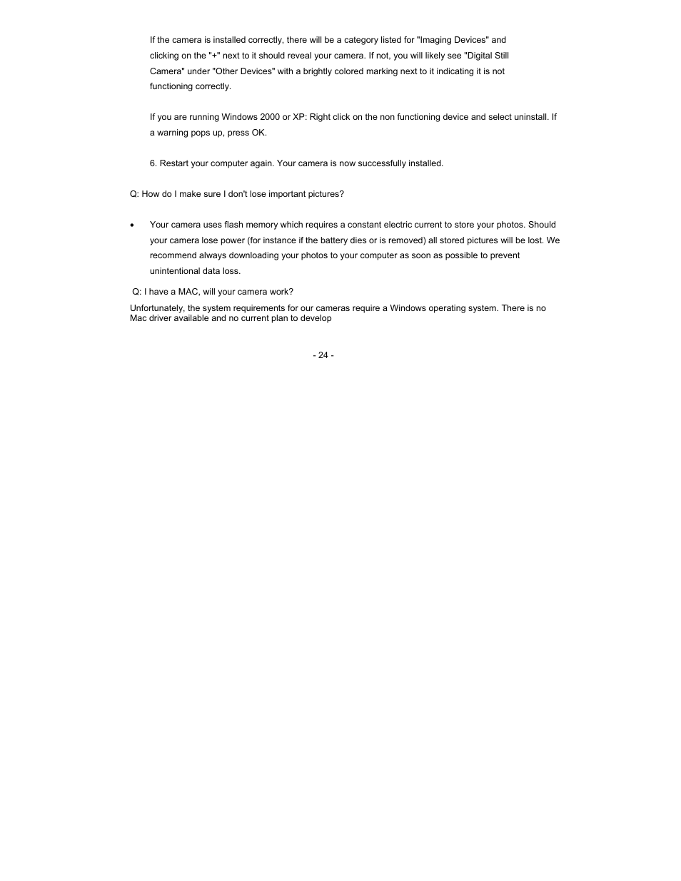 Sakar 59097 User Manual | Page 24 / 24
