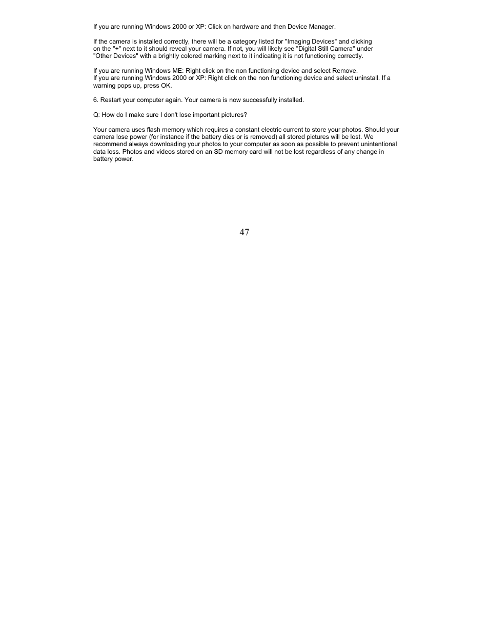 Sakar 87480 User Manual | Page 47 / 48