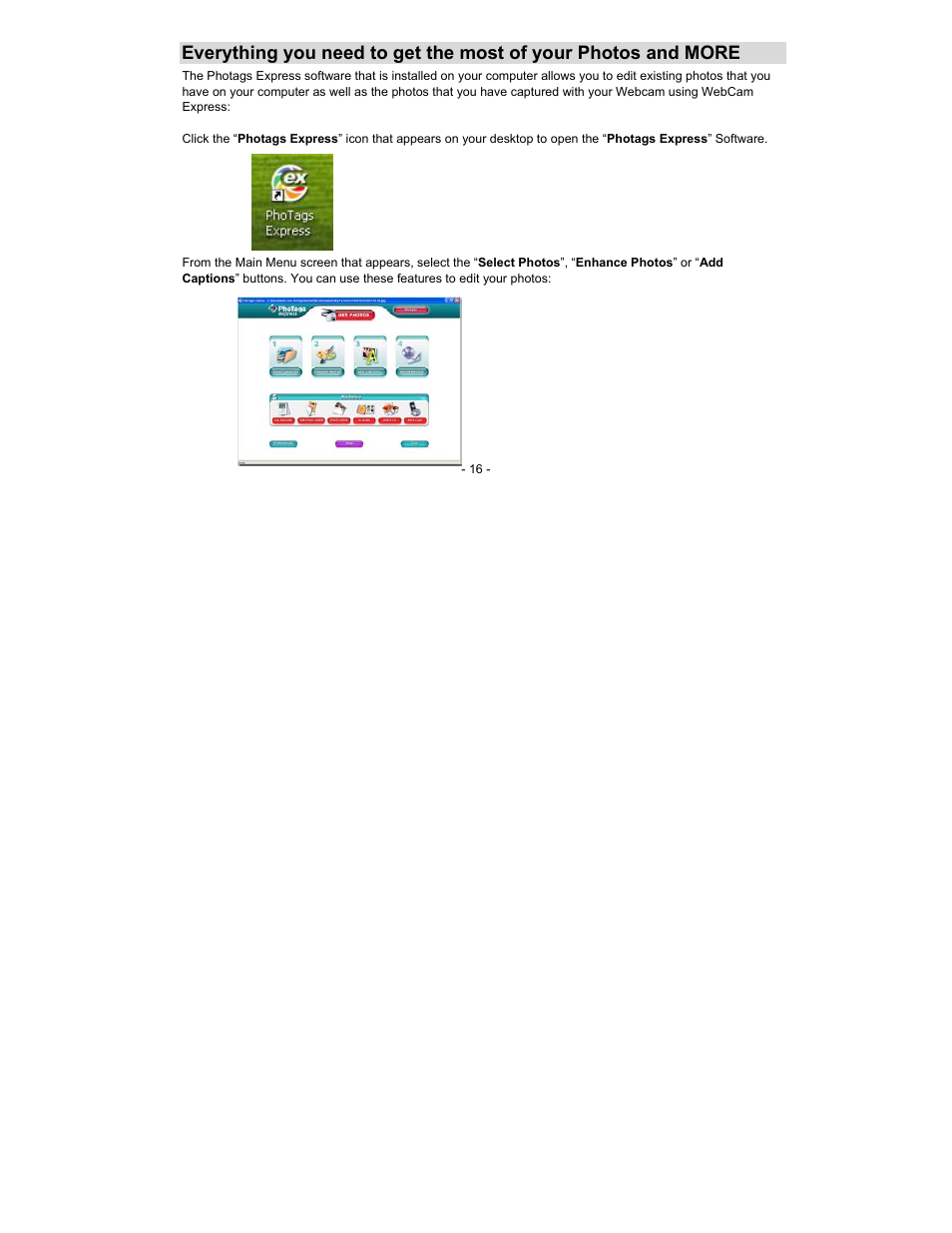Sakar 49252N User Manual | Page 16 / 25