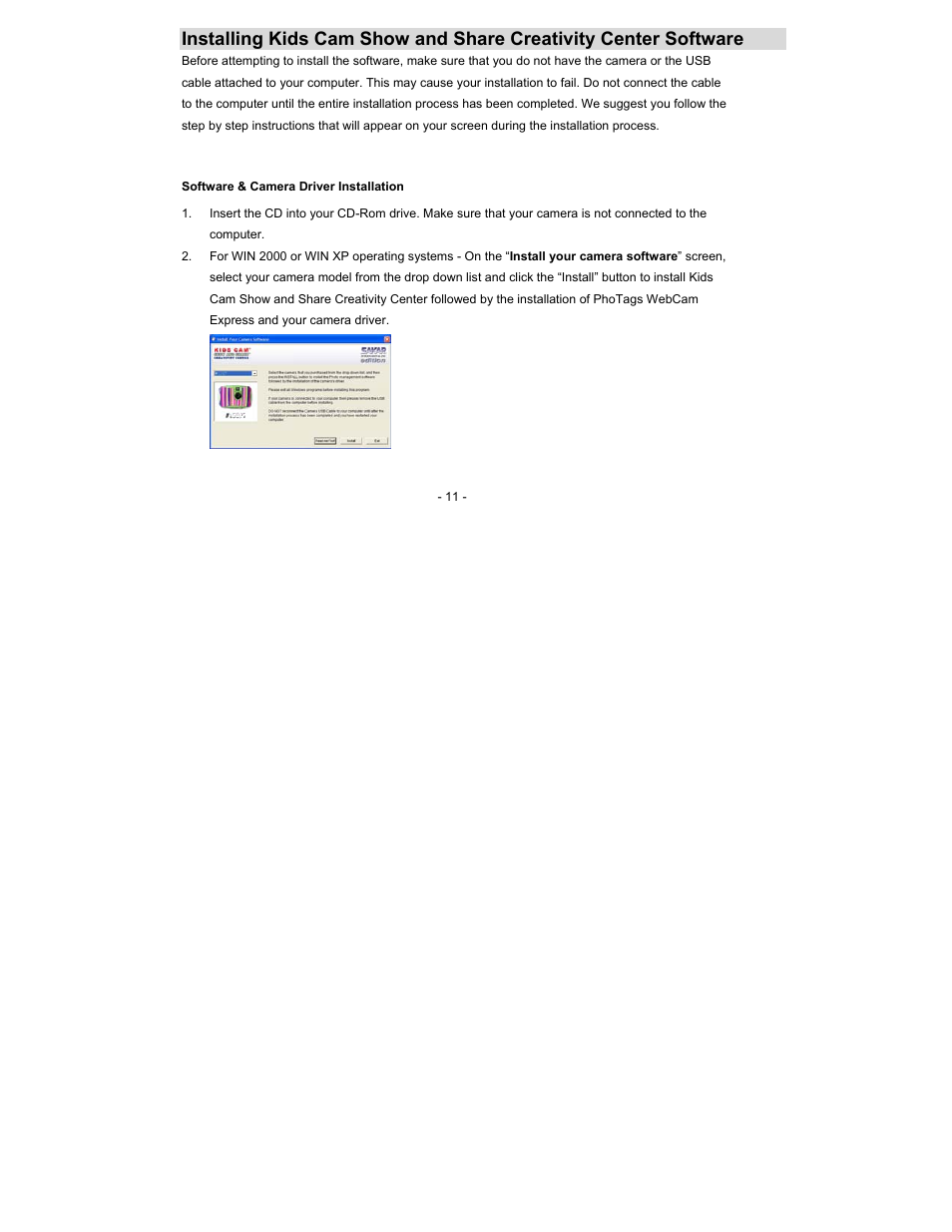 Sakar 88379 User Manual | Page 11 / 24