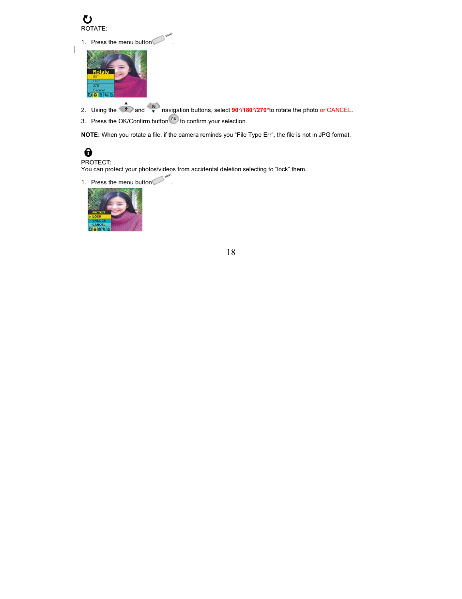 Sakar 5.1 Mega Pixel User Manual | Page 18 / 43