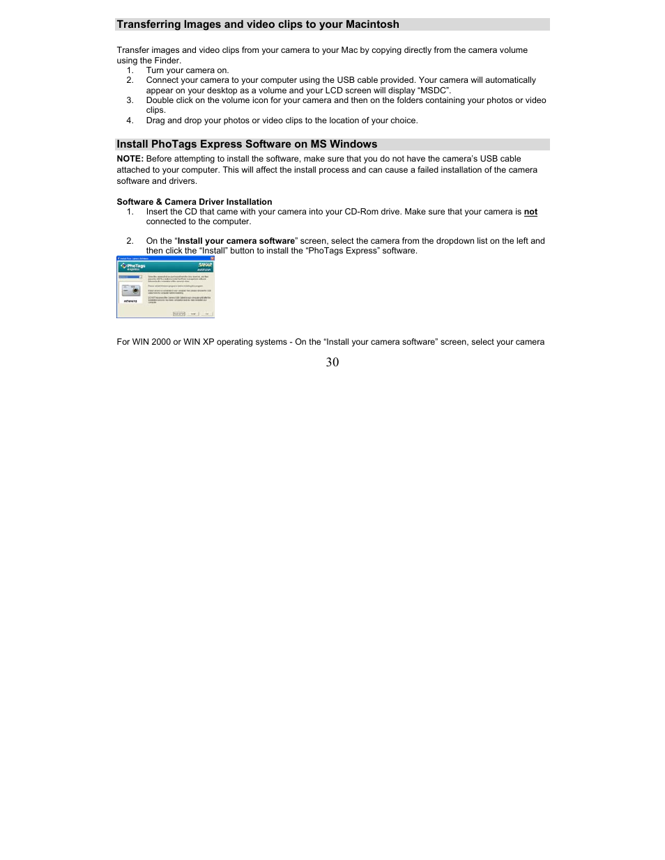 Sakar 5.1 Mega Pixel User Manual | Page 30 / 43