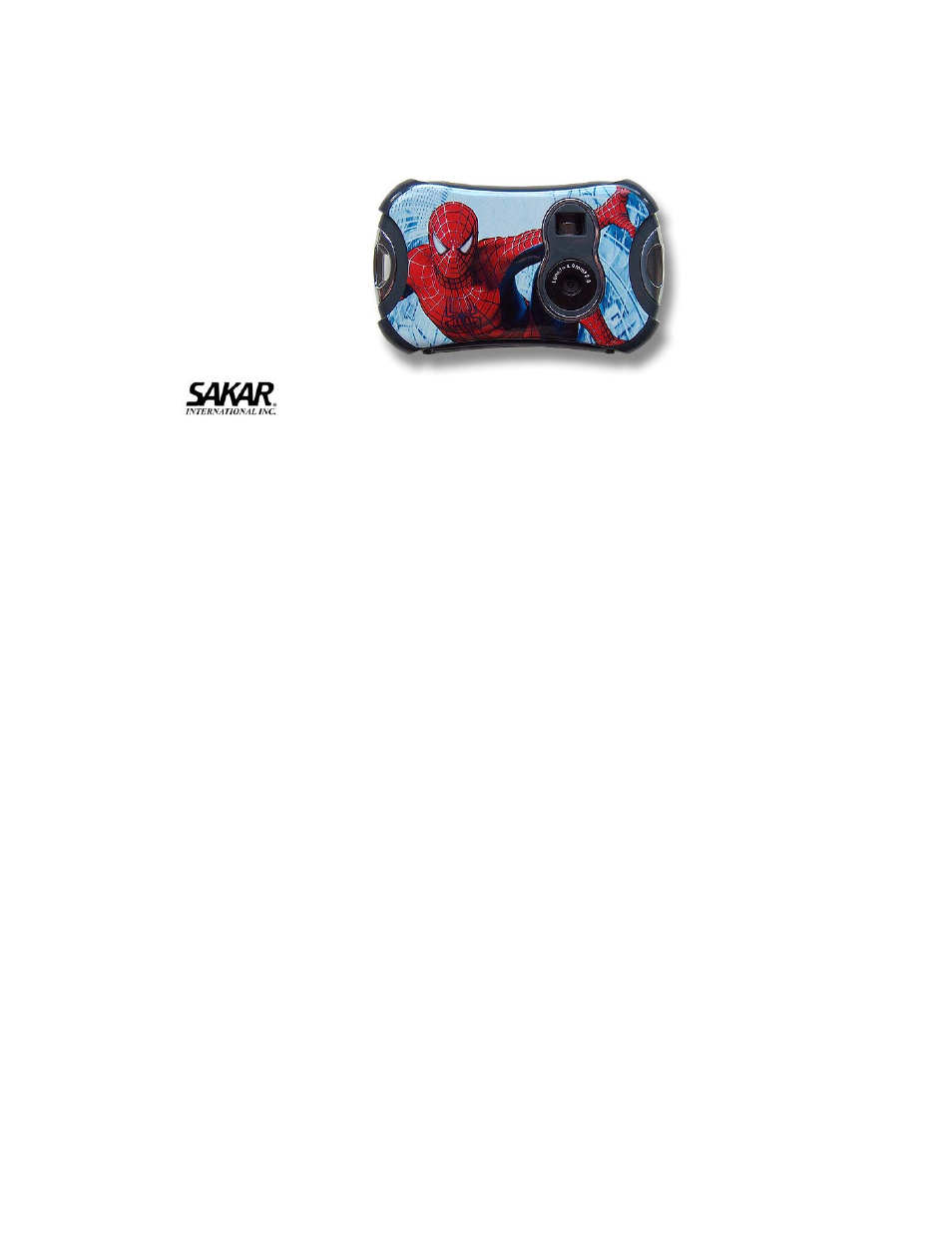 Sakar Spider-Man 3 93045 User Manual | 26 pages