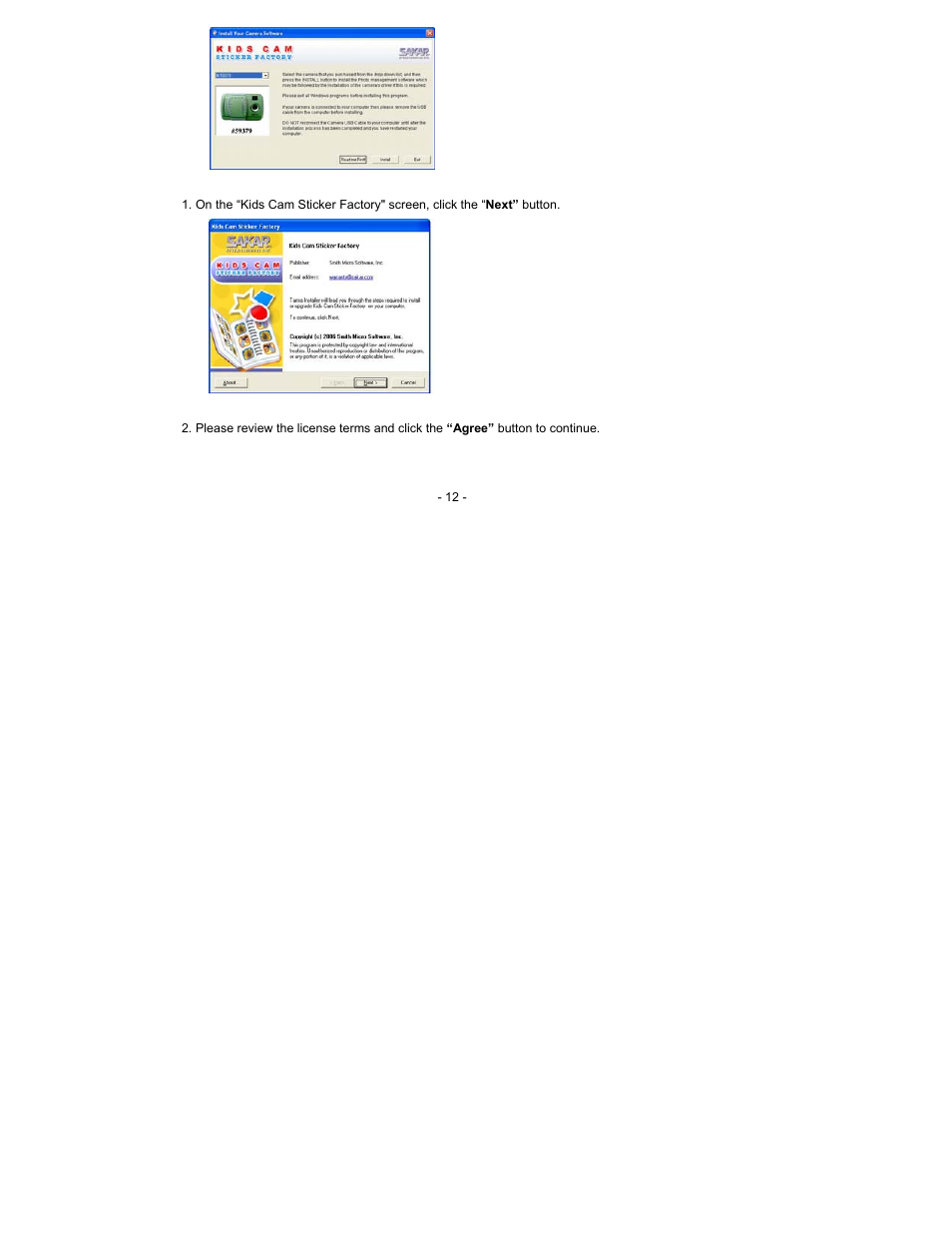 Sakar 59379 User Manual | Page 12 / 24