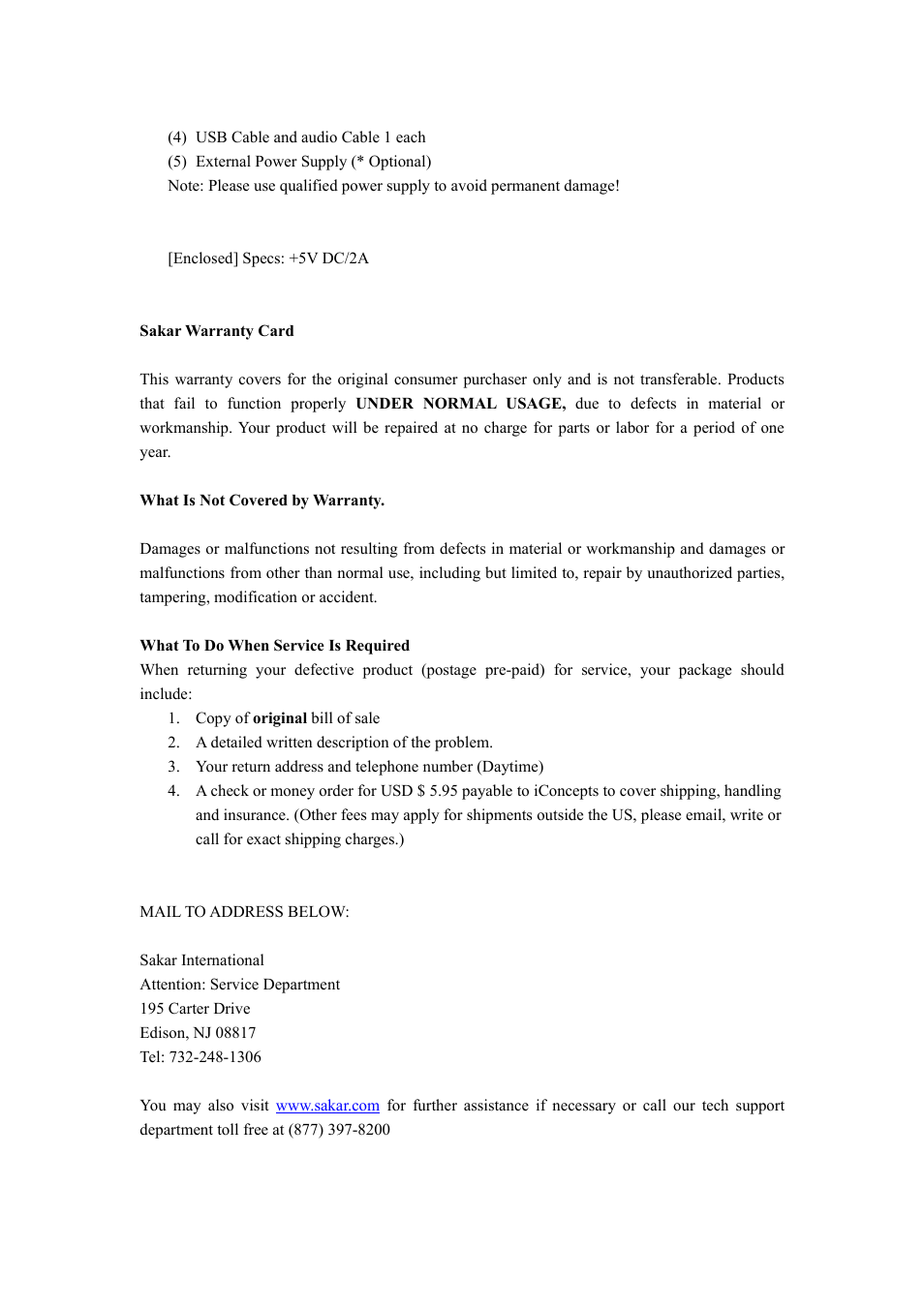 Sakar ICONCEPTS M10617-MB User Manual | Page 2 / 3