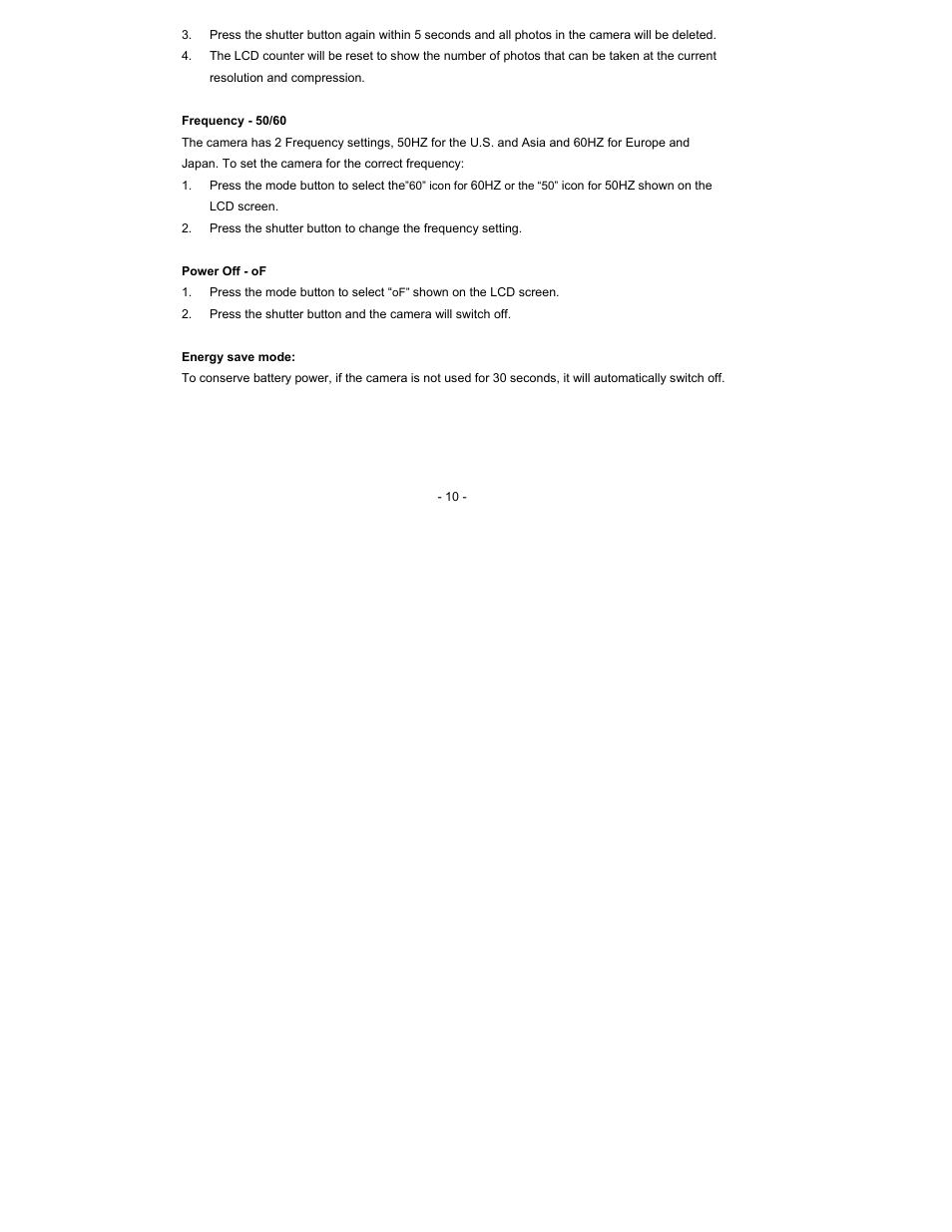 Sakar 52379 User Manual | Page 10 / 24