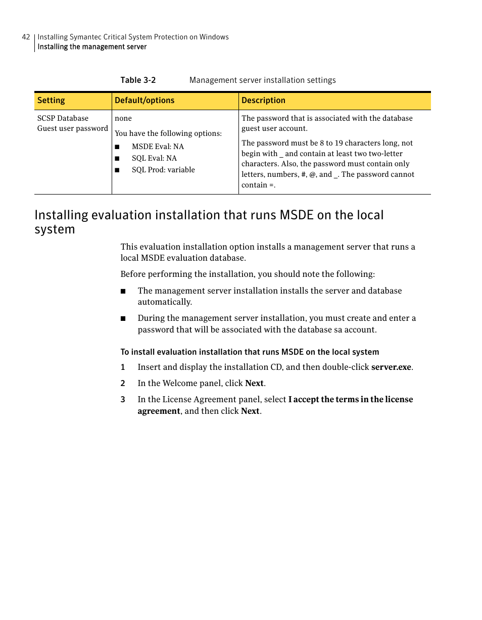 System | Symantec Critical System User Manual | Page 42 / 122
