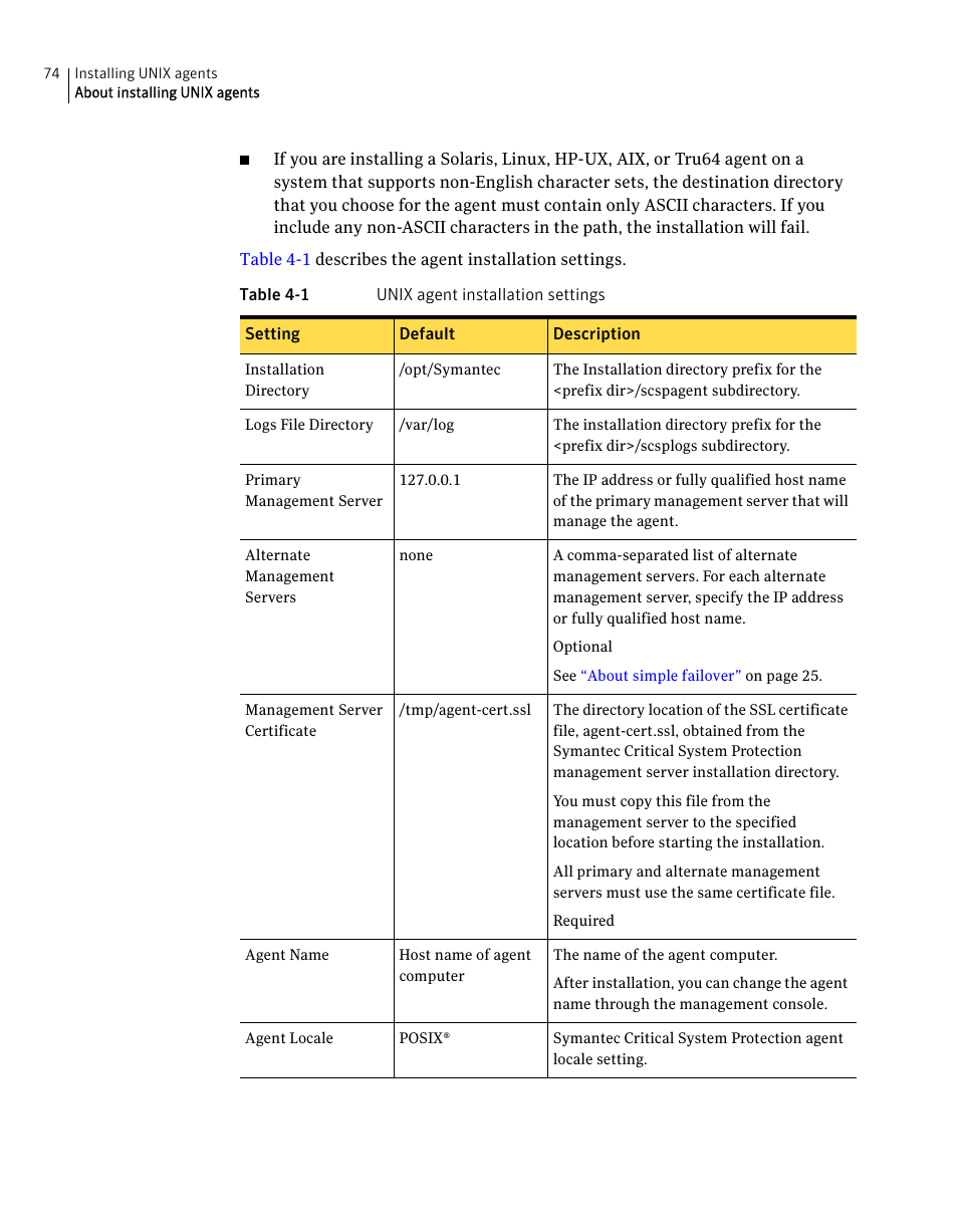 Symantec Critical System User Manual | Page 74 / 122