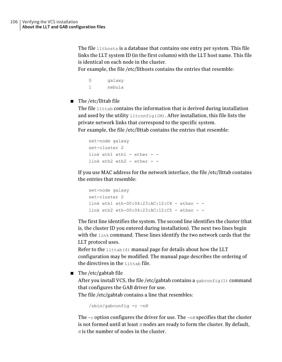 Symantec Veritas 5 User Manual | Page 106 / 176