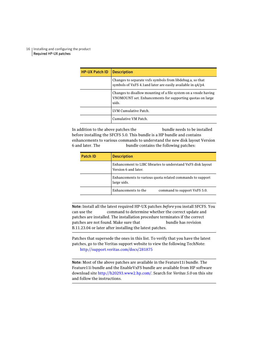 Symantec VERITAS STORAGE FOUNDATION HP-UX User Manual | Page 14 / 66