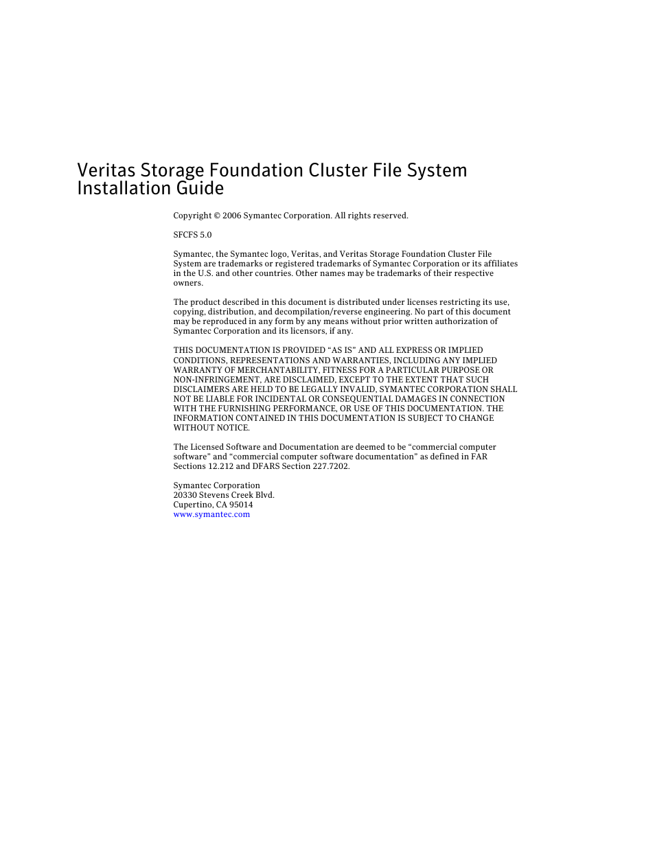 Symantec VERITAS STORAGE FOUNDATION HP-UX User Manual | Page 2 / 66