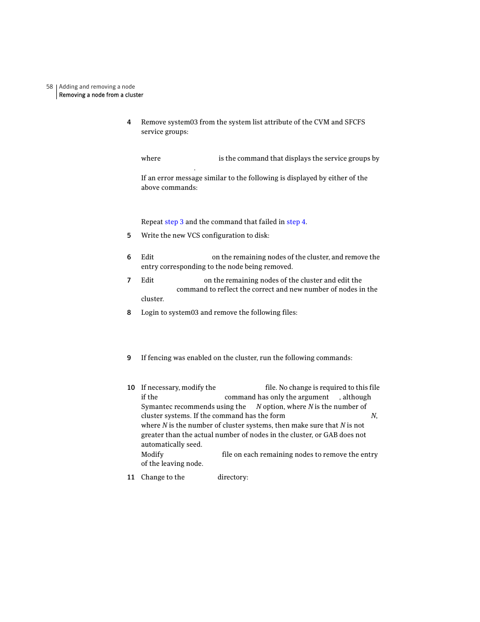 Symantec VERITAS STORAGE FOUNDATION HP-UX User Manual | Page 56 / 66