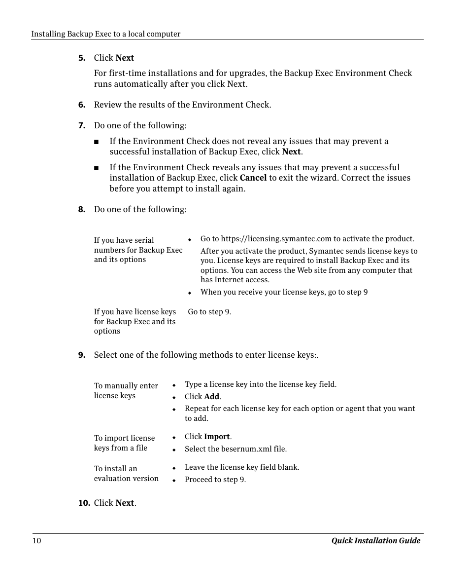 Symantec BACKUP EXEC 11D User Manual | Page 10 / 18