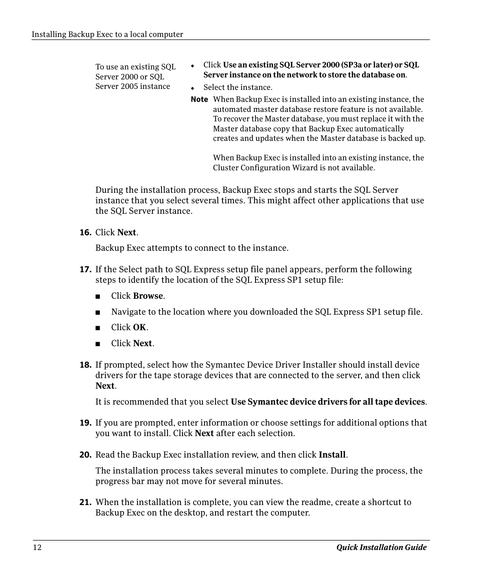 Symantec BACKUP EXEC 11D User Manual | Page 12 / 18