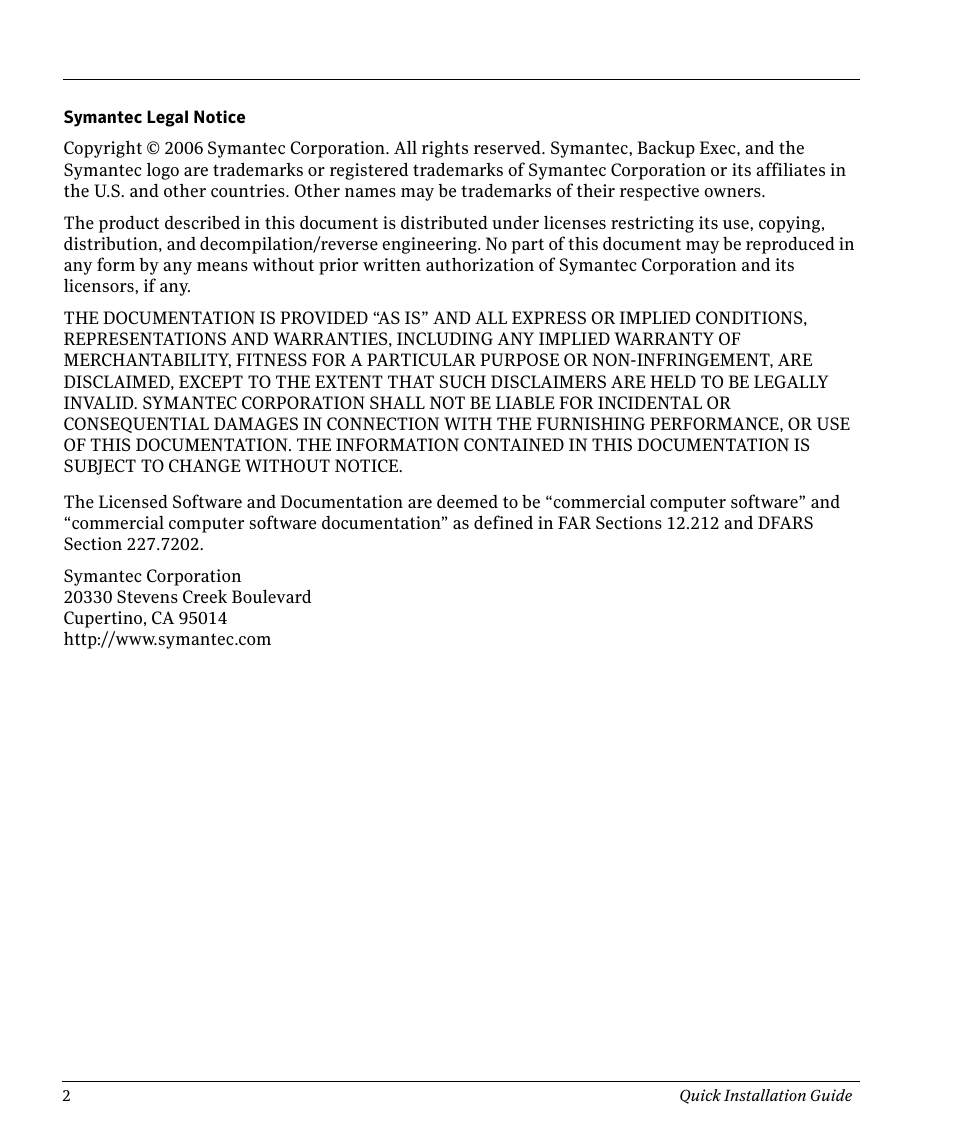 Symantec BACKUP EXEC 11D User Manual | Page 2 / 18