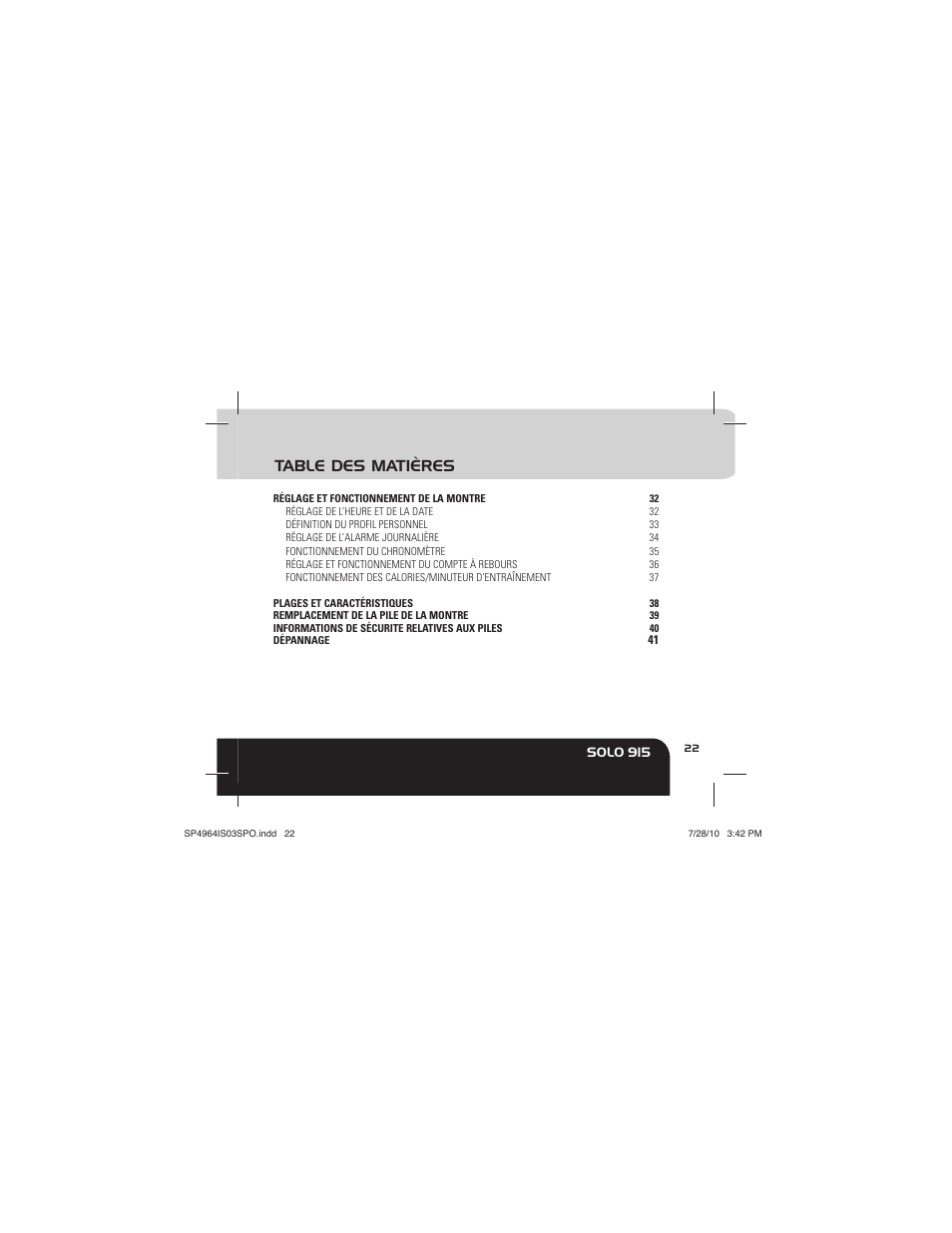 Sportline Solo 915 User Manual | Page 25 / 112