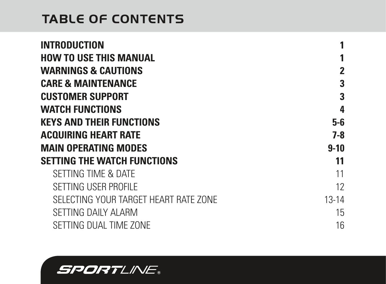 Sportline DUO 1025 User Manual | Page 2 / 36