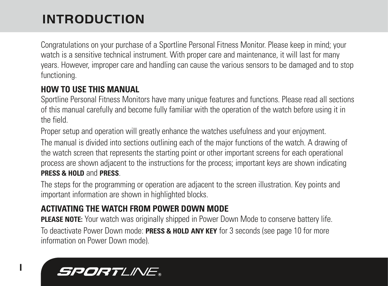 Introduction | Sportline DUO 1025 User Manual | Page 4 / 36