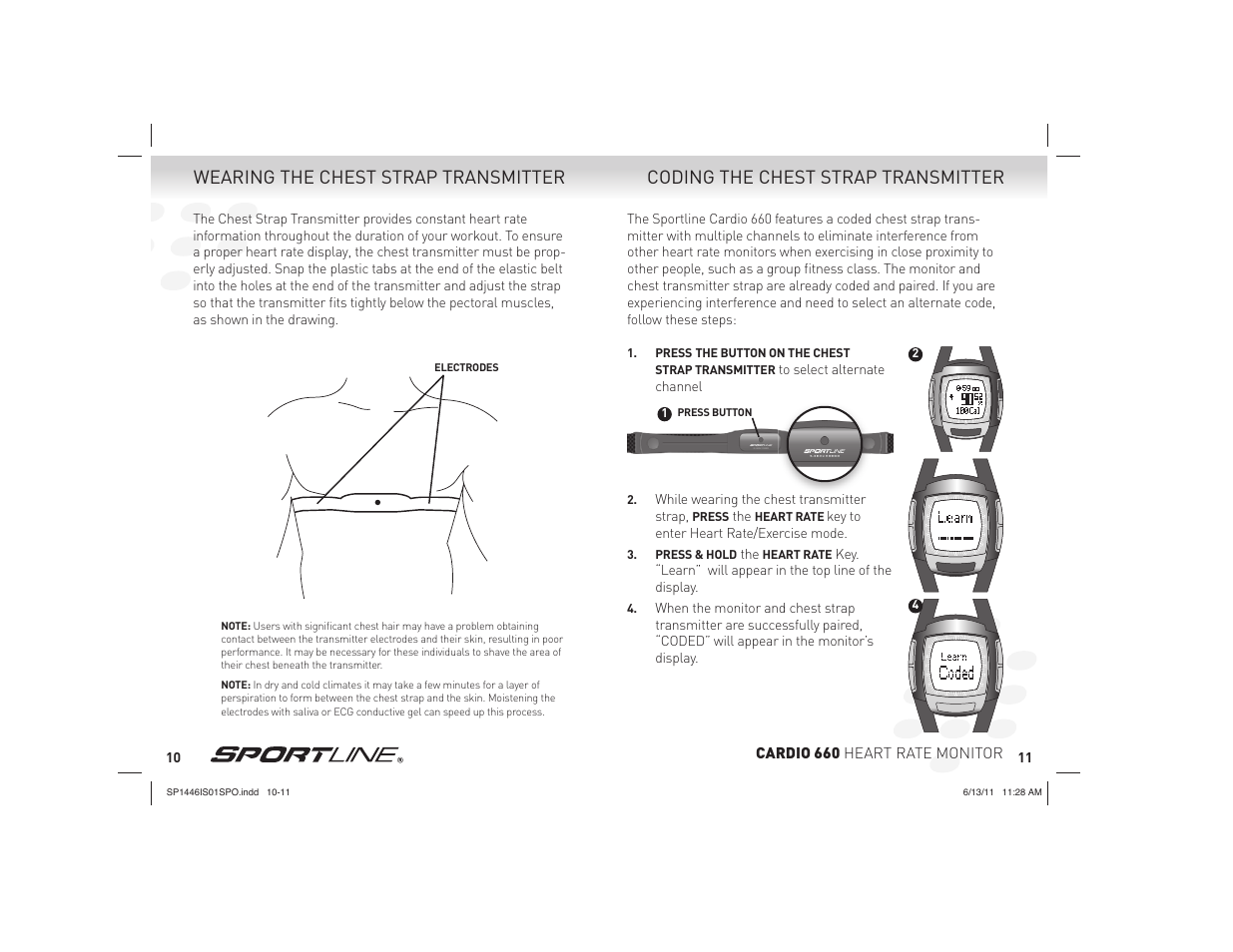 Sportline Cardio 660 User Manual | Page 6 / 15