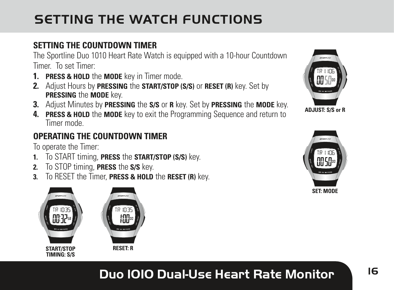 Sportline DUO 1010 User Manual | Page 19 / 32