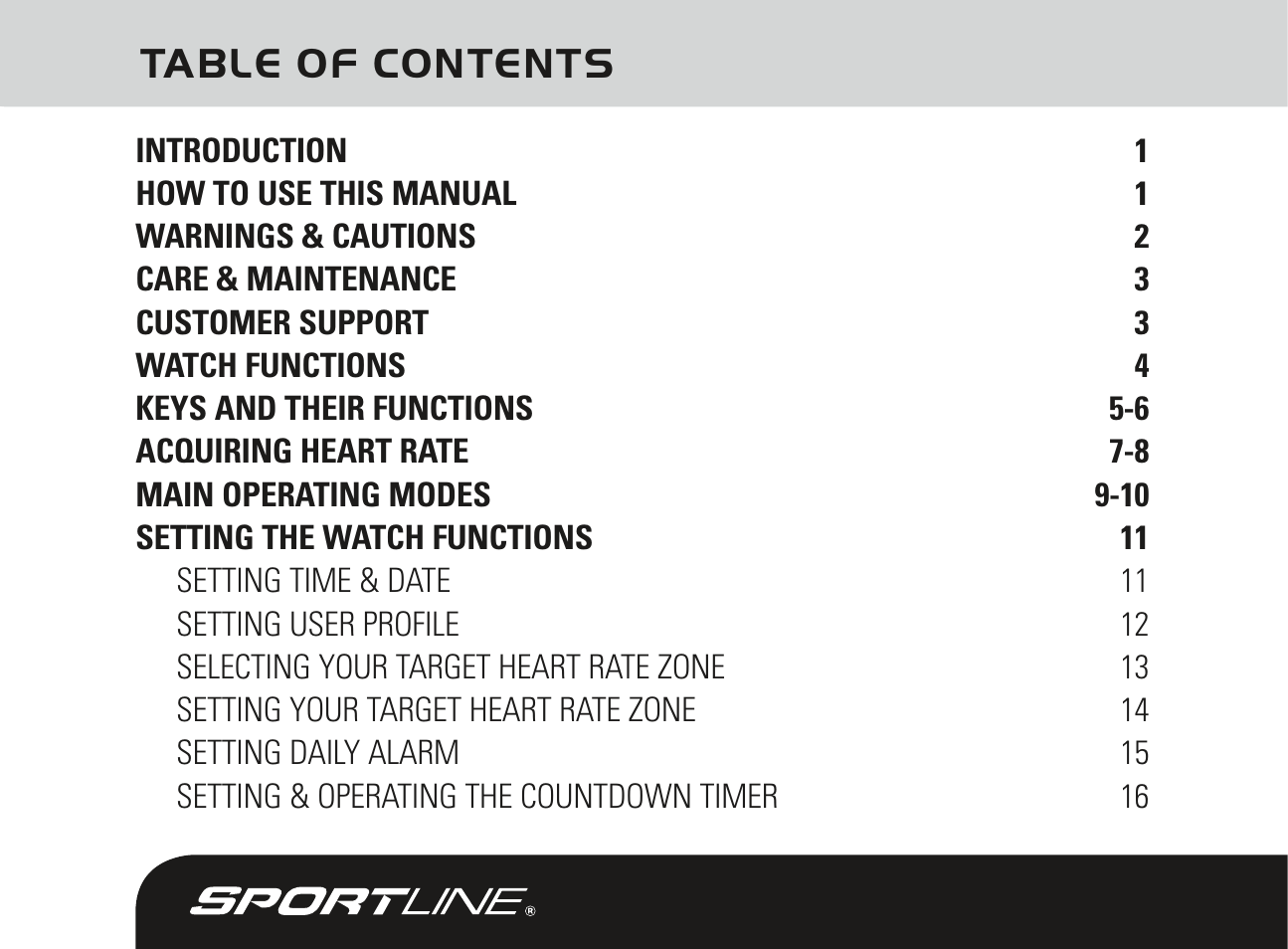 Sportline DUO 1010 User Manual | Page 2 / 32