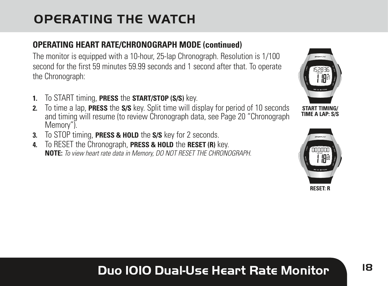 Sportline DUO 1010 User Manual | Page 21 / 32