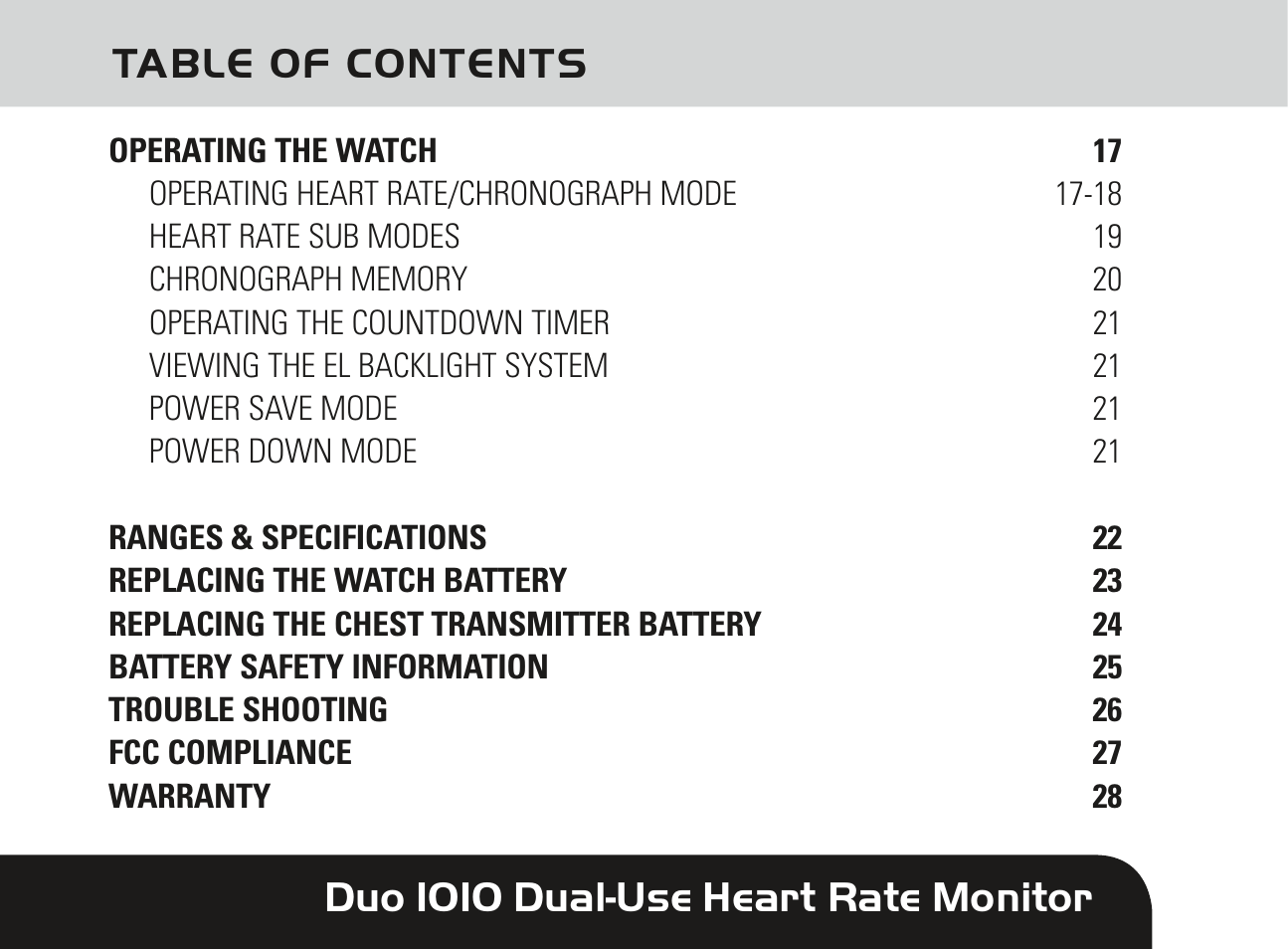 Sportline DUO 1010 User Manual | Page 3 / 32