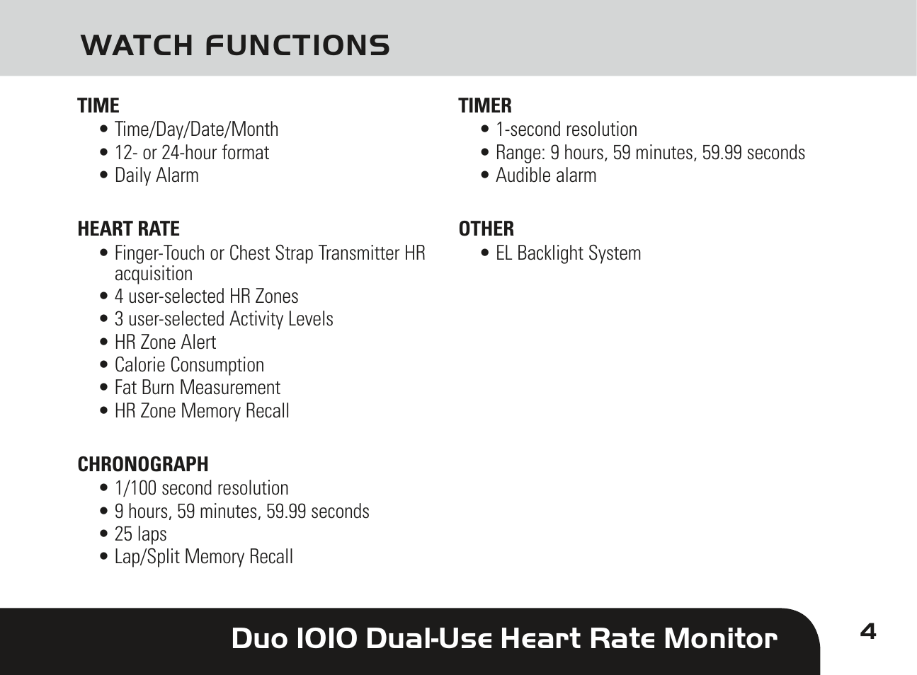 Sportline DUO 1010 User Manual | Page 7 / 32