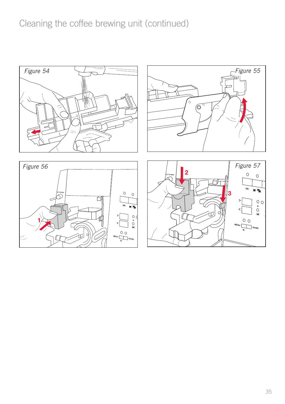 Cleaning the coffee brewing unit (continued) | Sunbeam EM8910 User Manual | Page 37 / 52